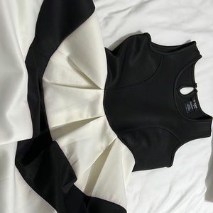 Black and White Dress